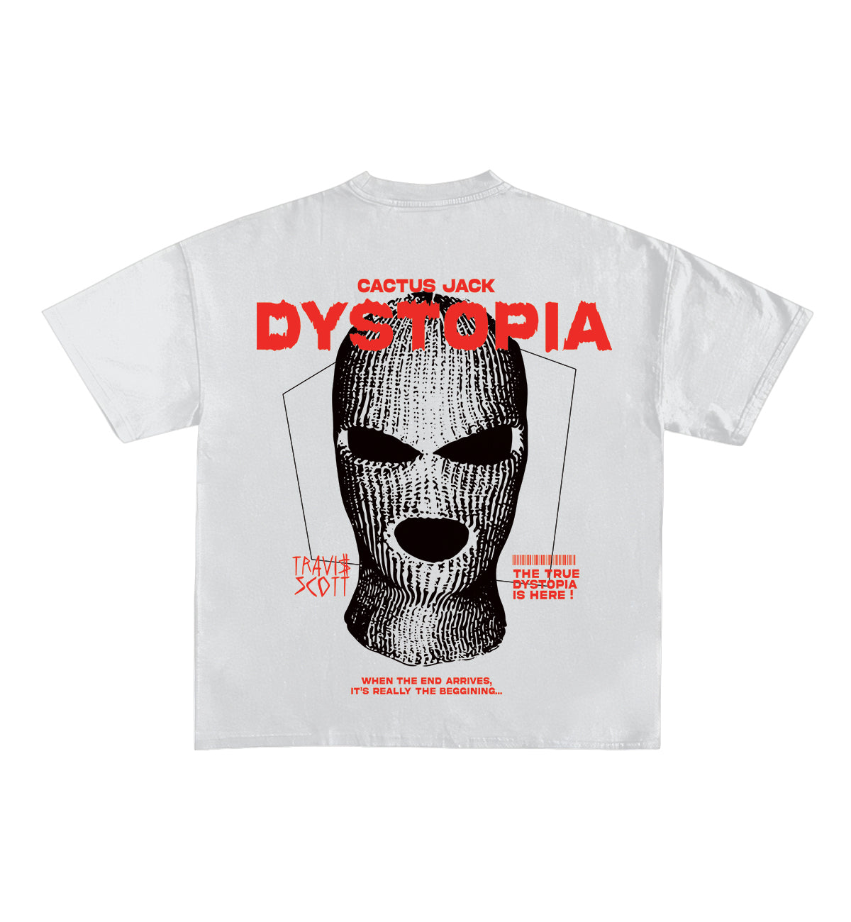 Dystopia Designed Oversized Tee