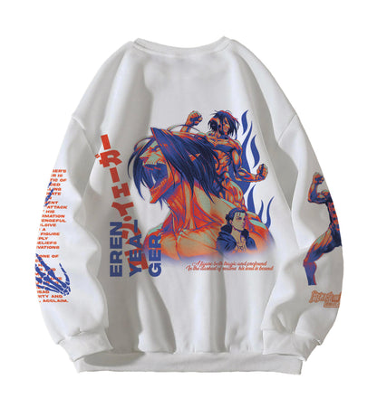 Eren Yeager Oversized Sweatshirt