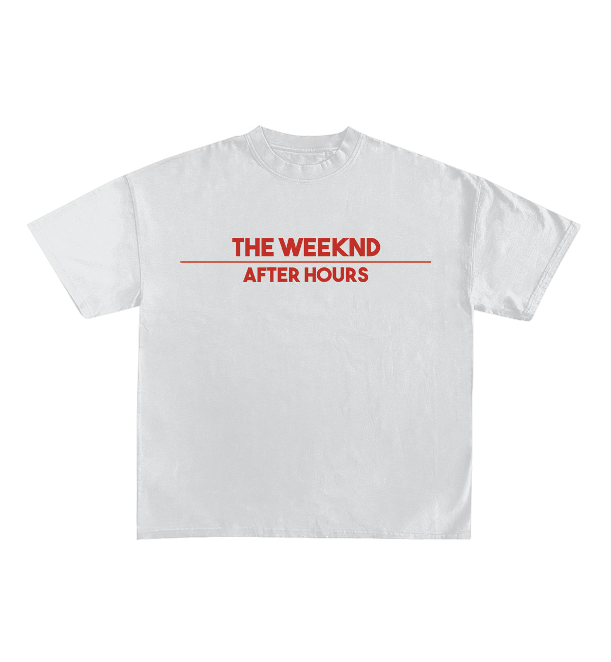 The Weeknd Designed Oversized Tee V2