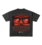 Save Your Tears Designed Oversized Tee