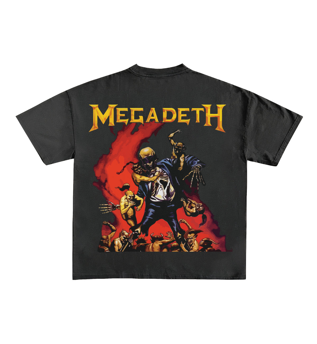 Megadeth Designed Oversized Tee