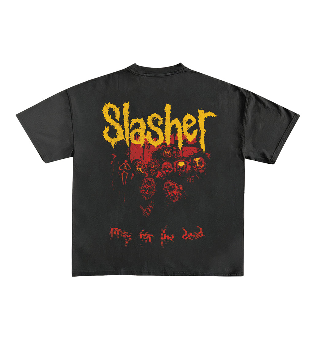 Slasher Designed Oversized Tee