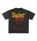 Slasher Designed Oversized Tee