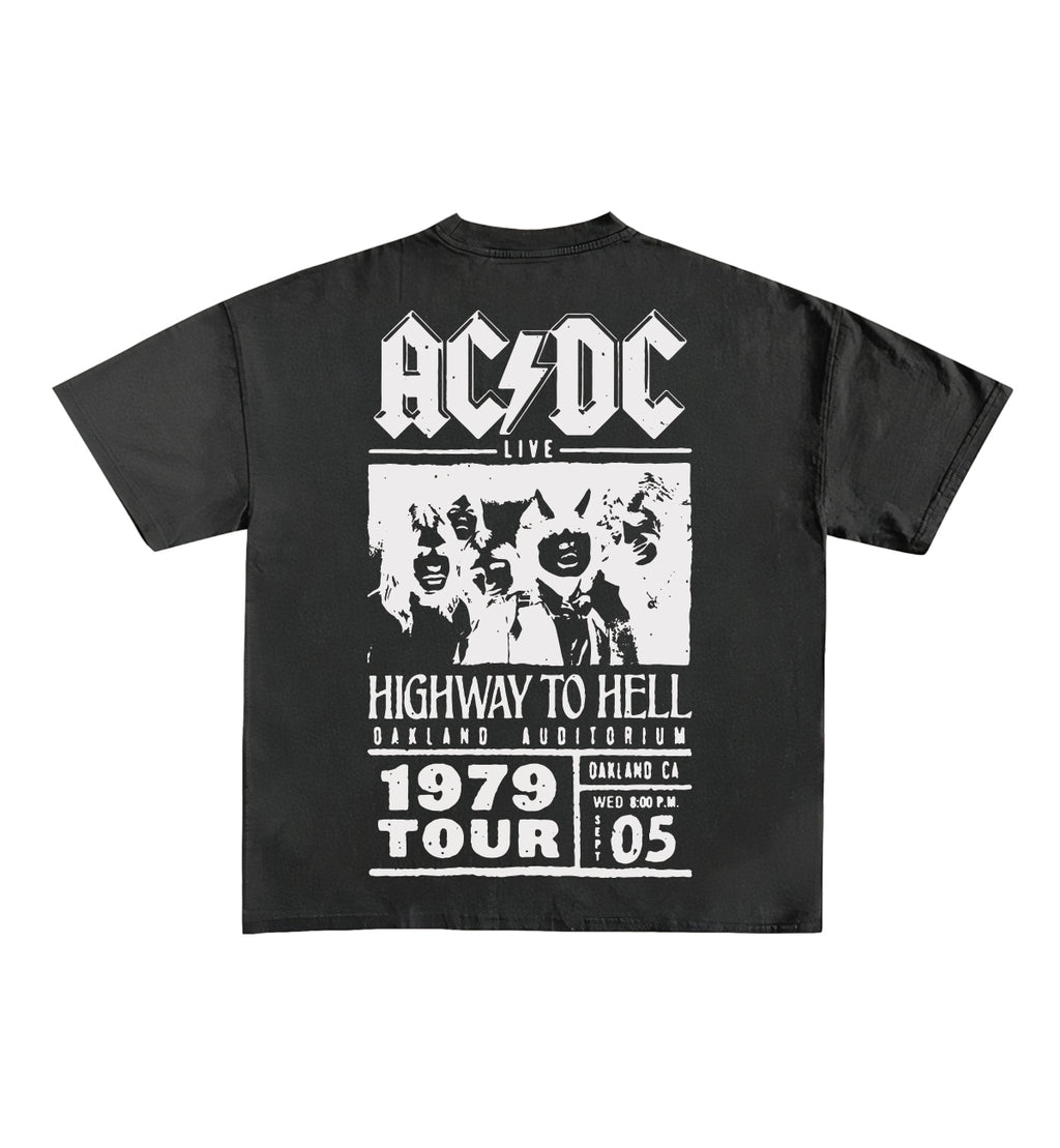 AC/DC Designed Oversized Tee