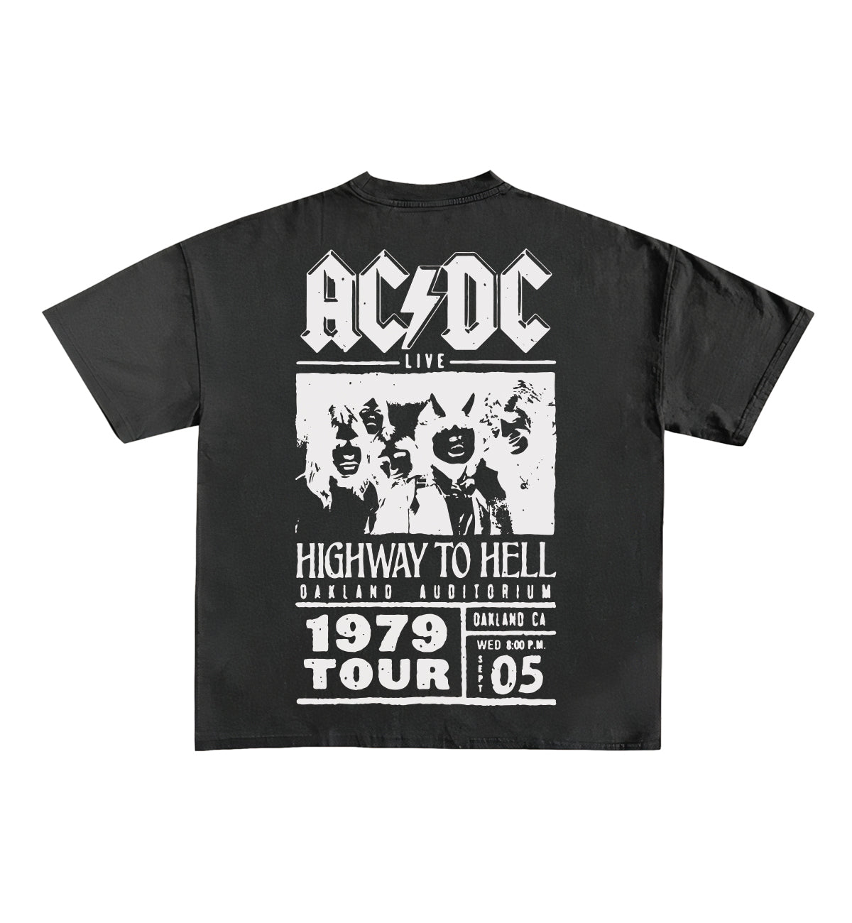AC/DC Designed Oversized Tee