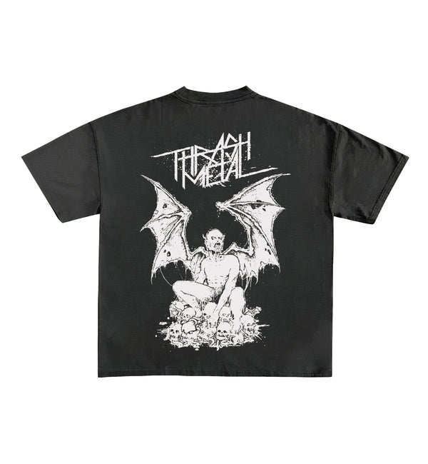 Thrash Metal Designed Oversized Tee