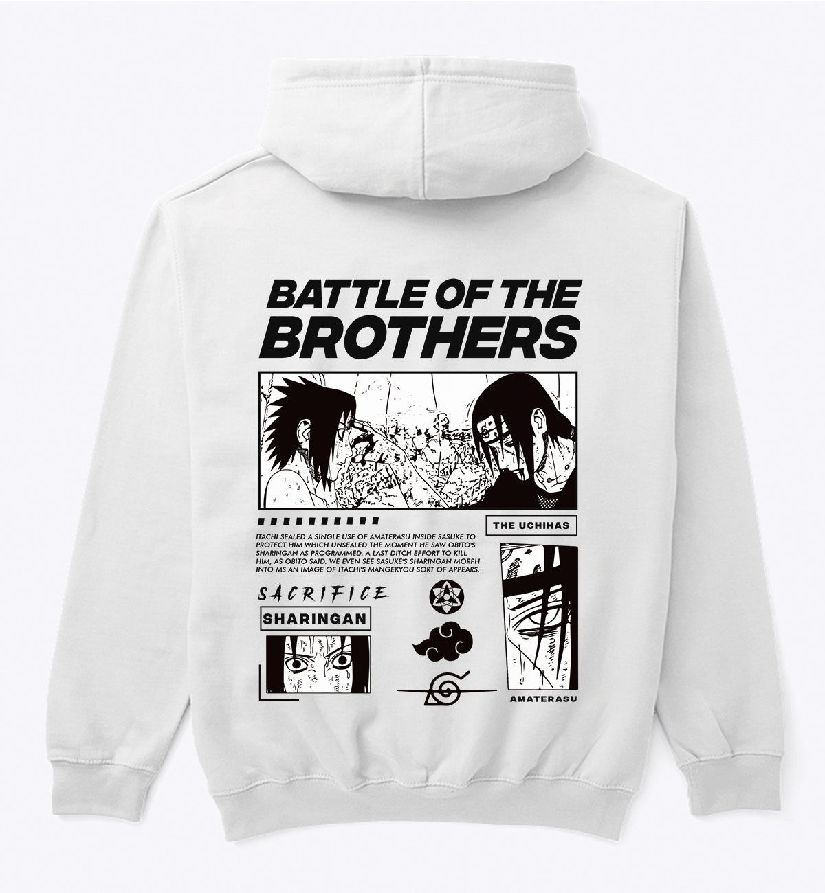 Sasuke Vs Itachi Design Hoodies
