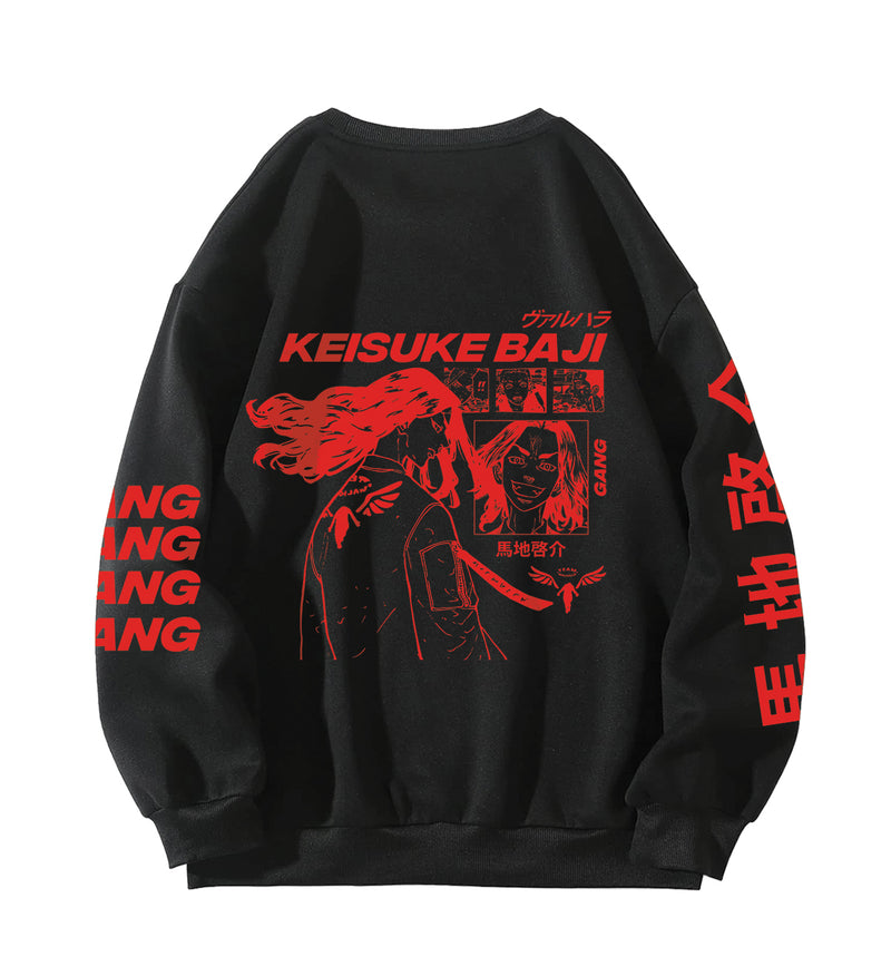 Keisuke Baji Designed Oversized Sweatshirt