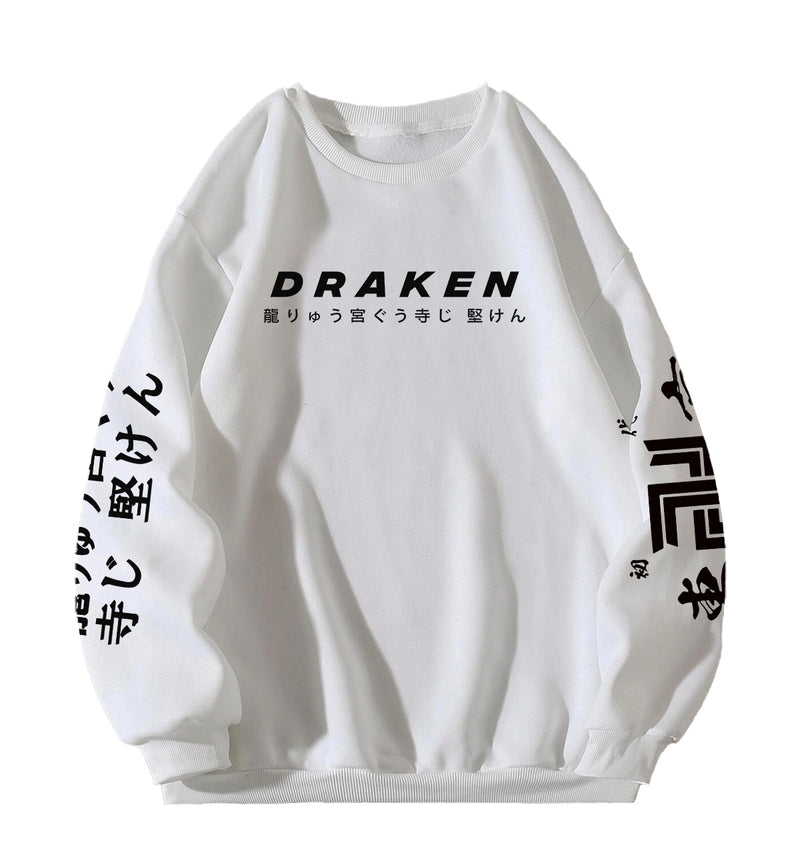 Draken Kun Oversized Designed Sweatshirt – Beseksy