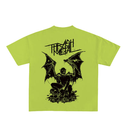 Thrash Metal Designed Oversized Tee