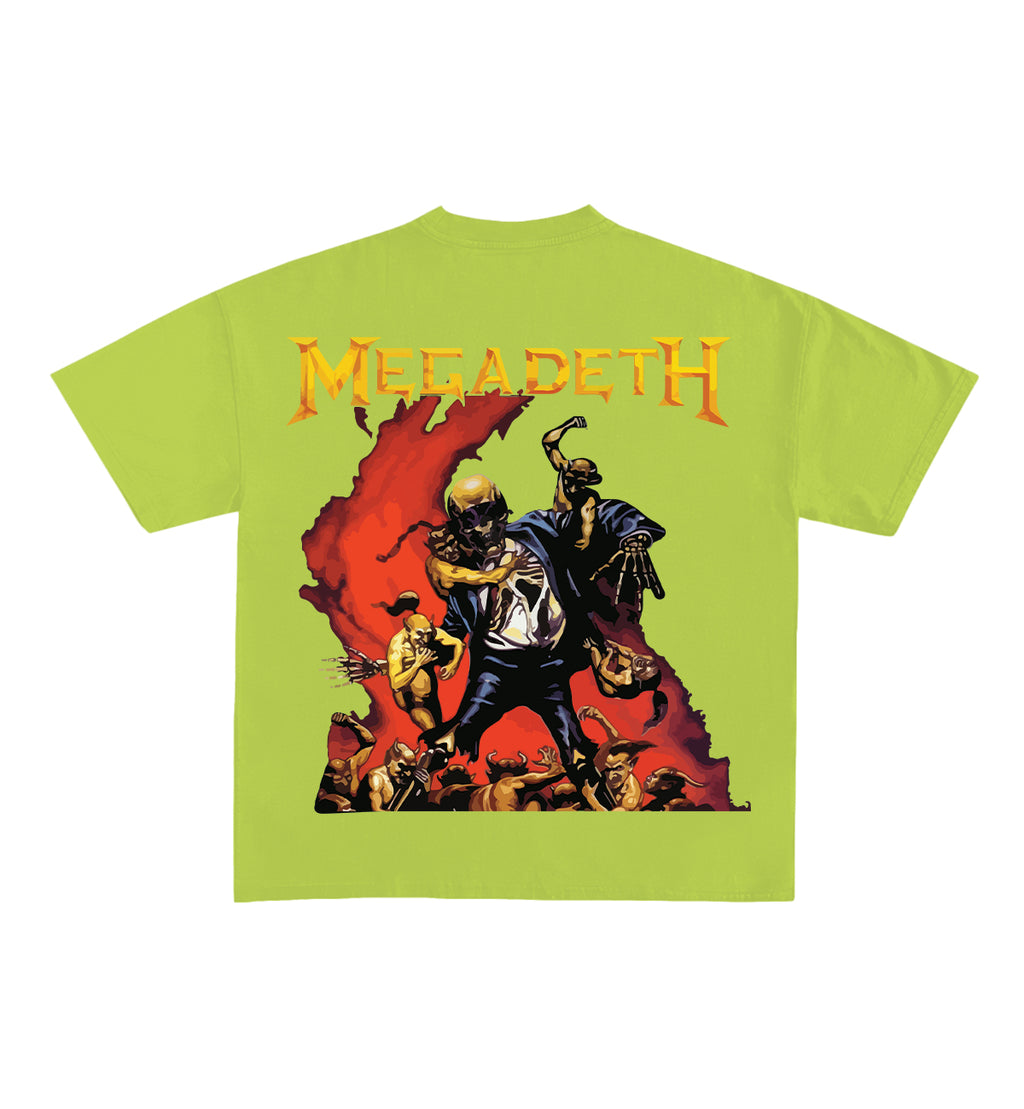 Megadeth Designed Oversized Tee