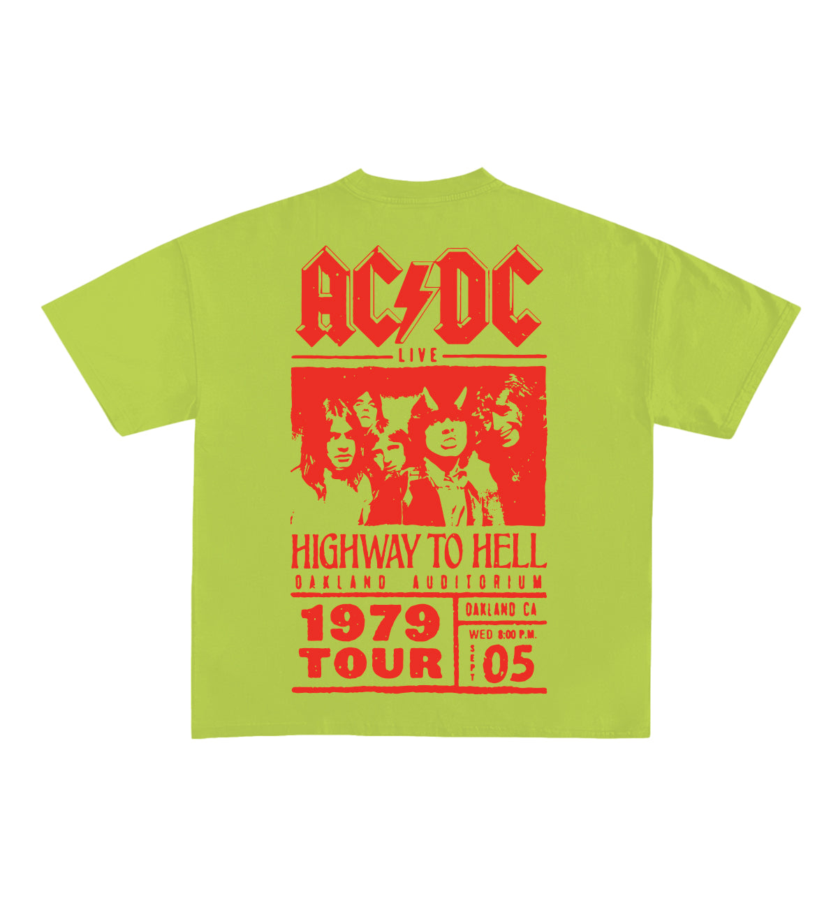 AC/DC Designed Oversized Tee