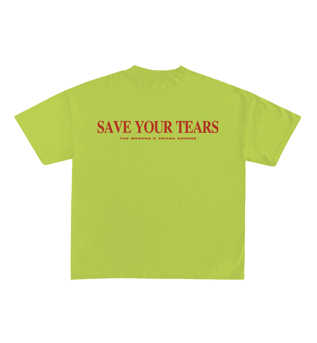 Save Your Tears Designed Oversized Tee