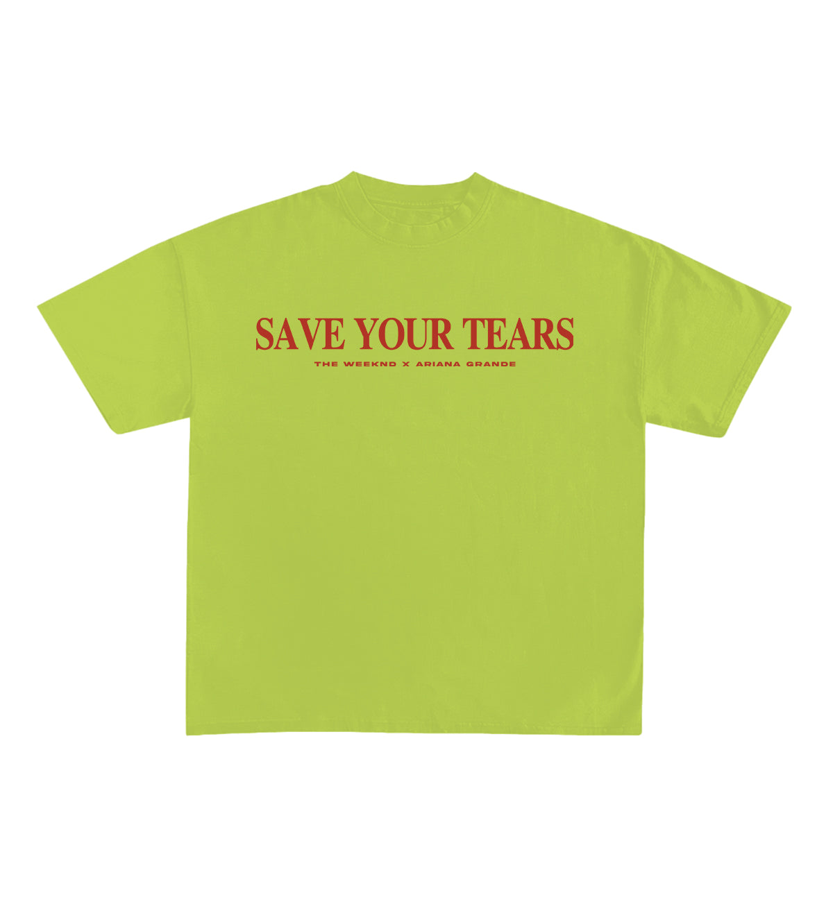 Save Your Tears Designed Oversized Tee