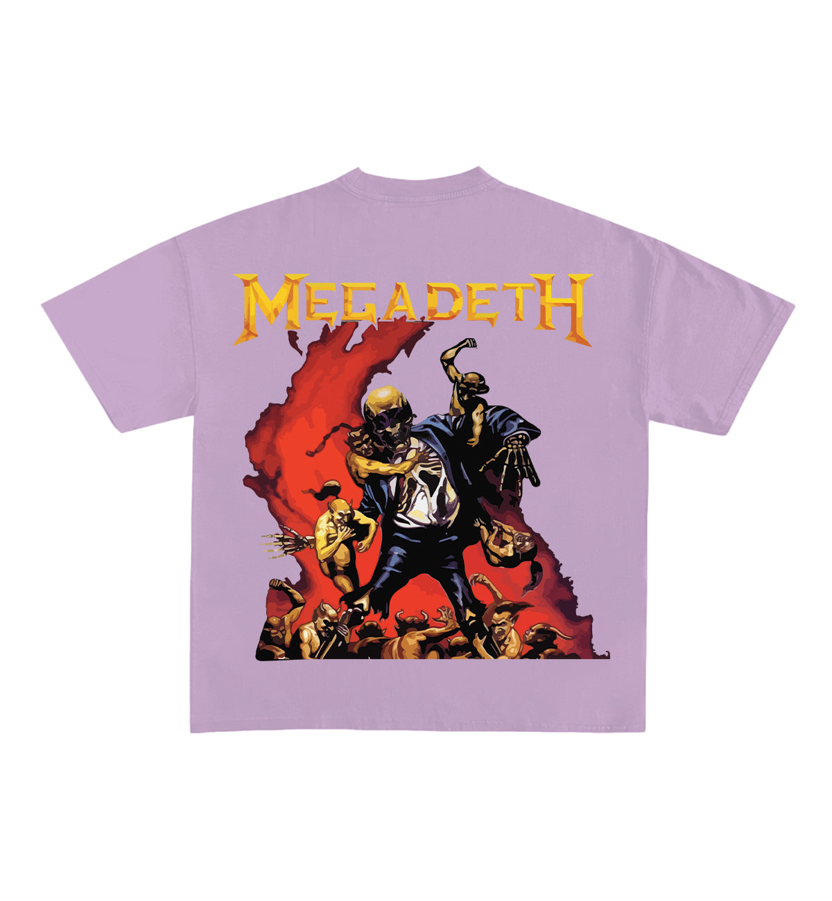 Megadeth Designed Oversized Tee
