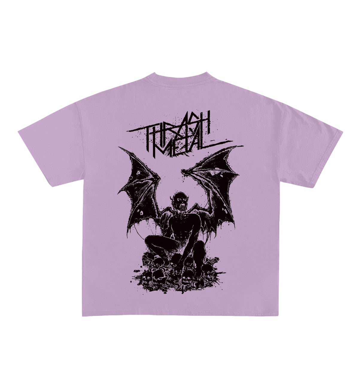 Thrash Metal Designed Oversized Tee