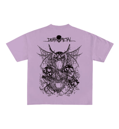 Death metal Designed Oversized Tee