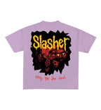 Slasher Designed Oversized Tee