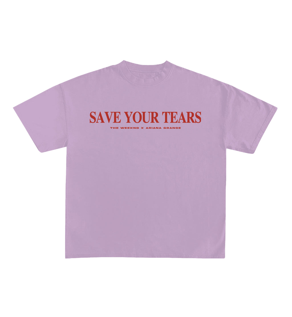 Save Your Tears Designed Oversized Tee