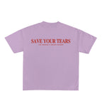 Save Your Tears Designed Oversized Tee
