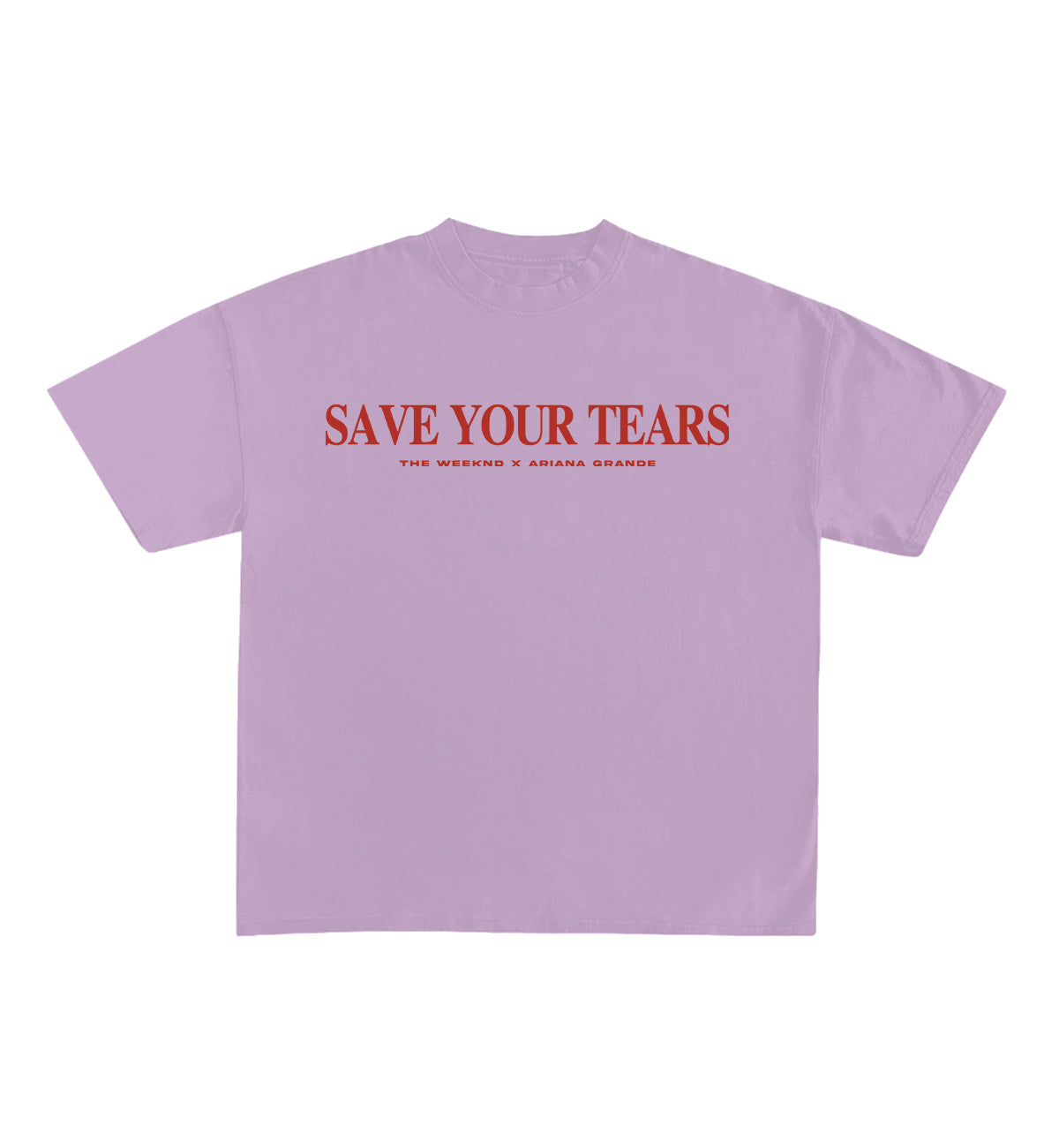 Save Your Tears Designed Oversized Tee