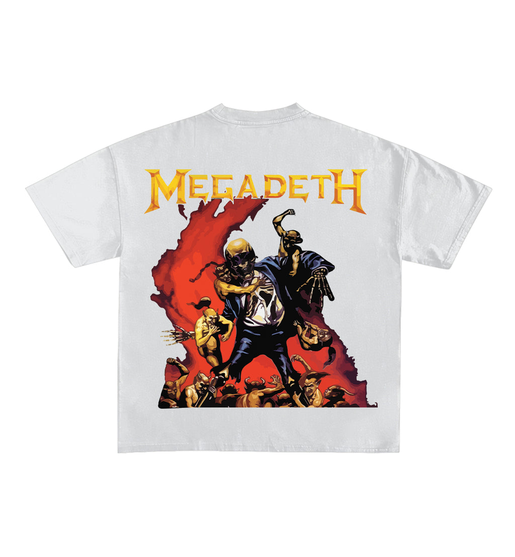 Megadeth Designed Oversized Tee