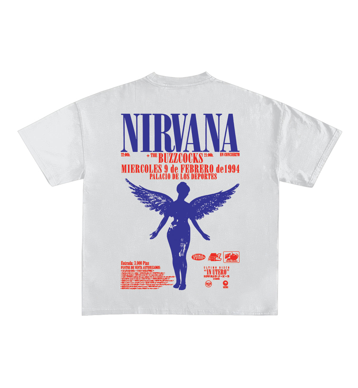 Nirvana Designed Oversized Tee