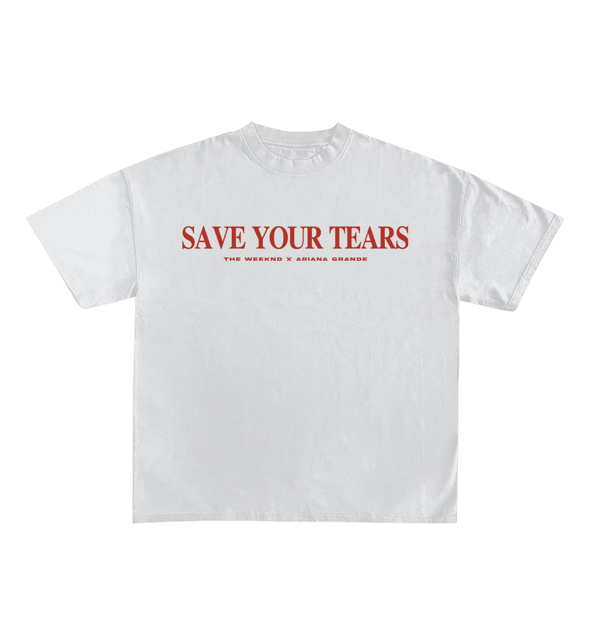 Save Your Tears Designed Oversized Tee