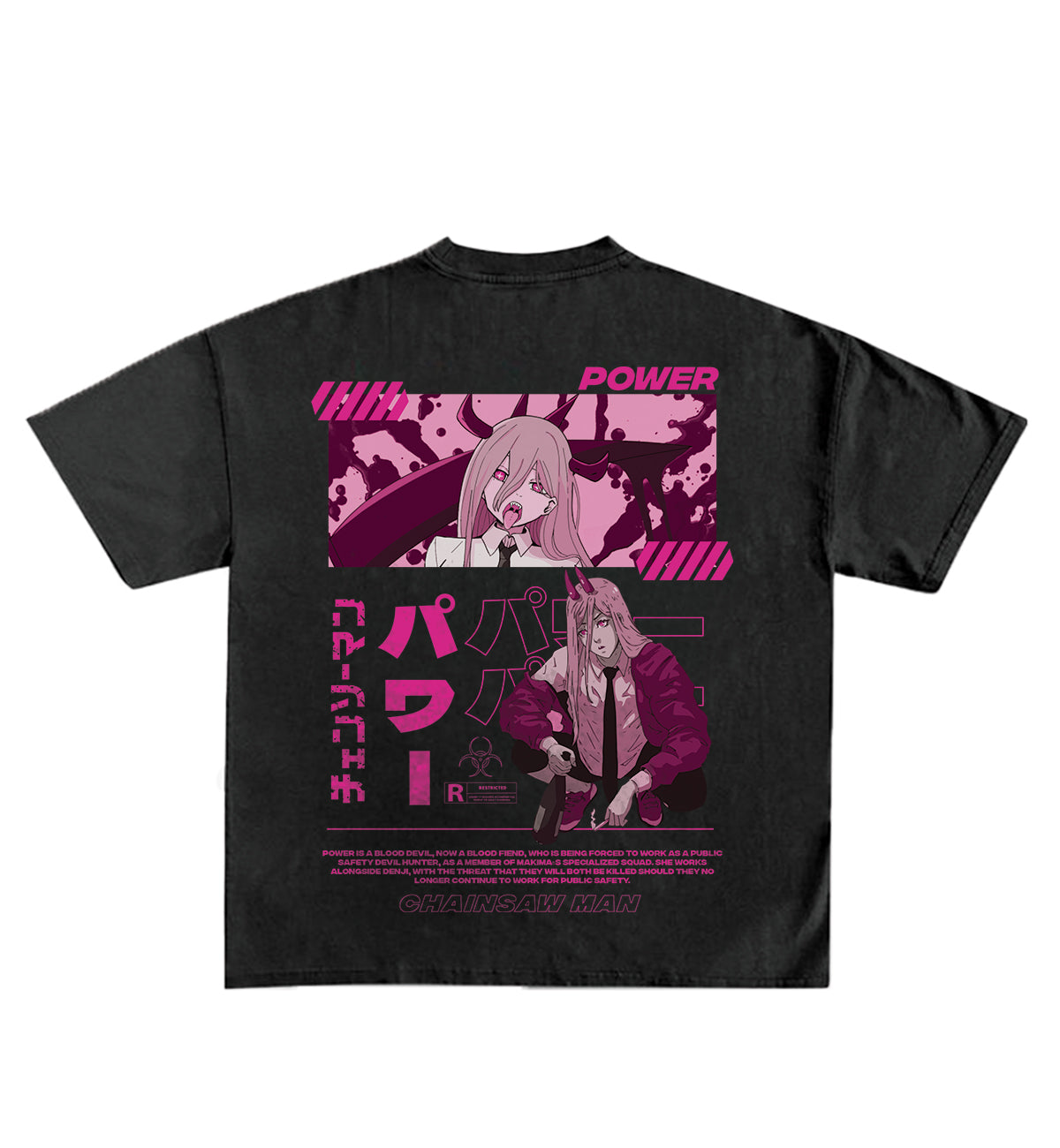 Power Designed Oversized Tee