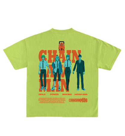 Chainsaw Man Designed Oversized Tee