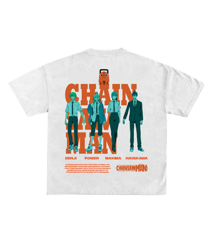 Chainsaw Man Designed Oversized Tee