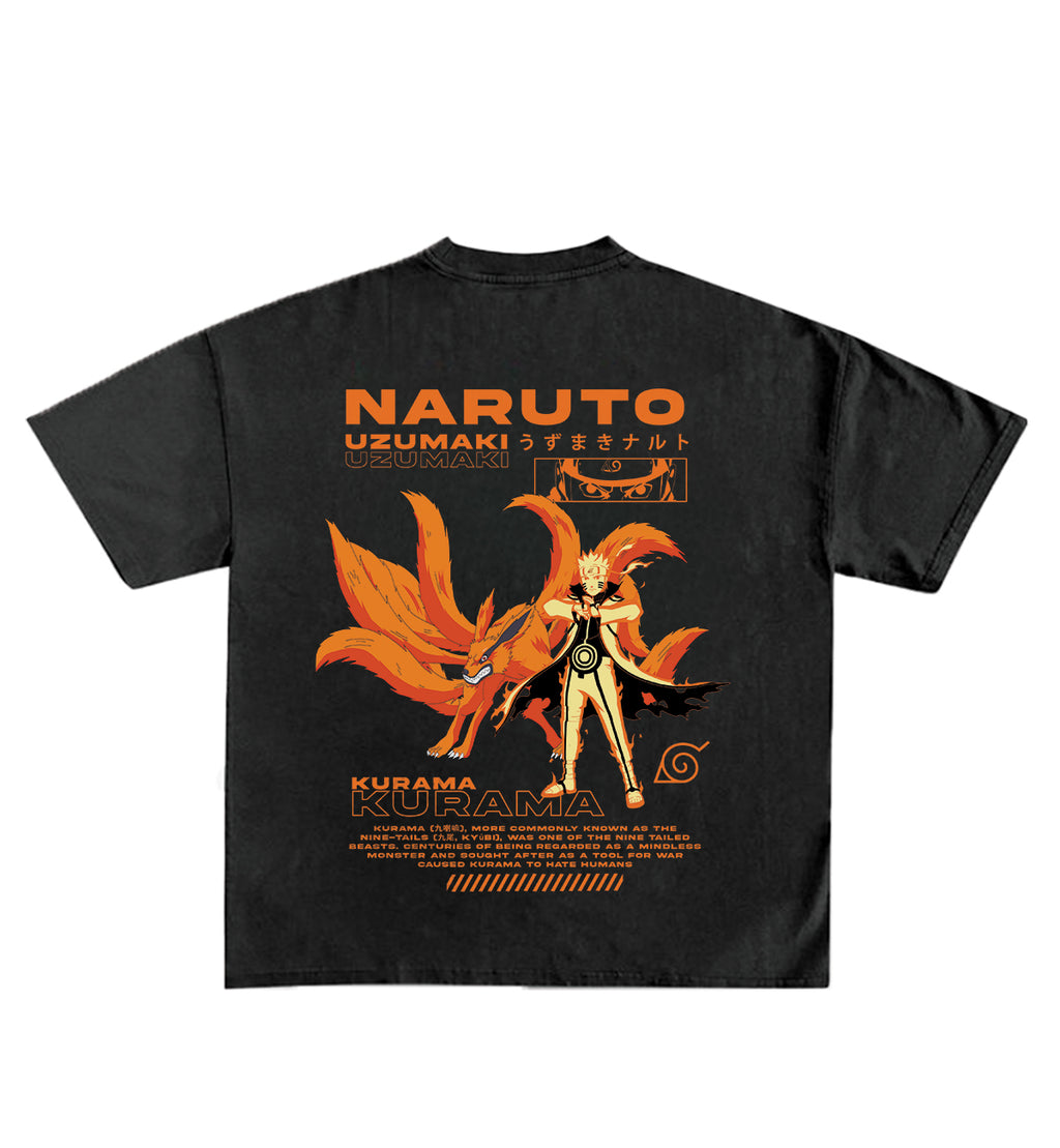 Naruto Designed Oversized Tee