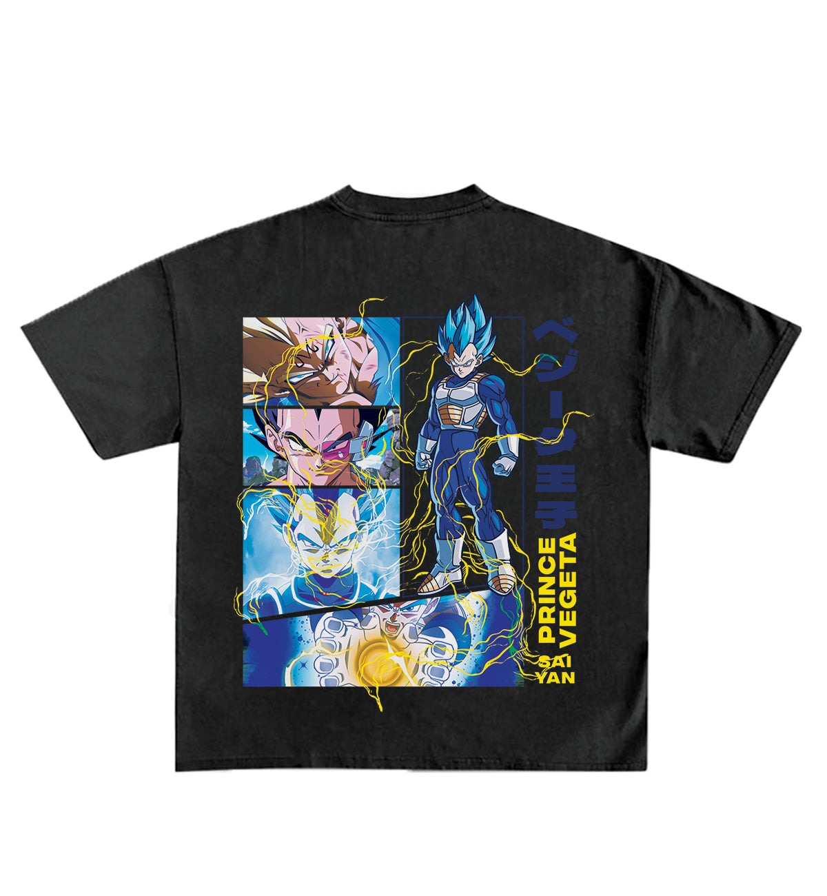 Vegeta Designed Oversized T-Shirt
