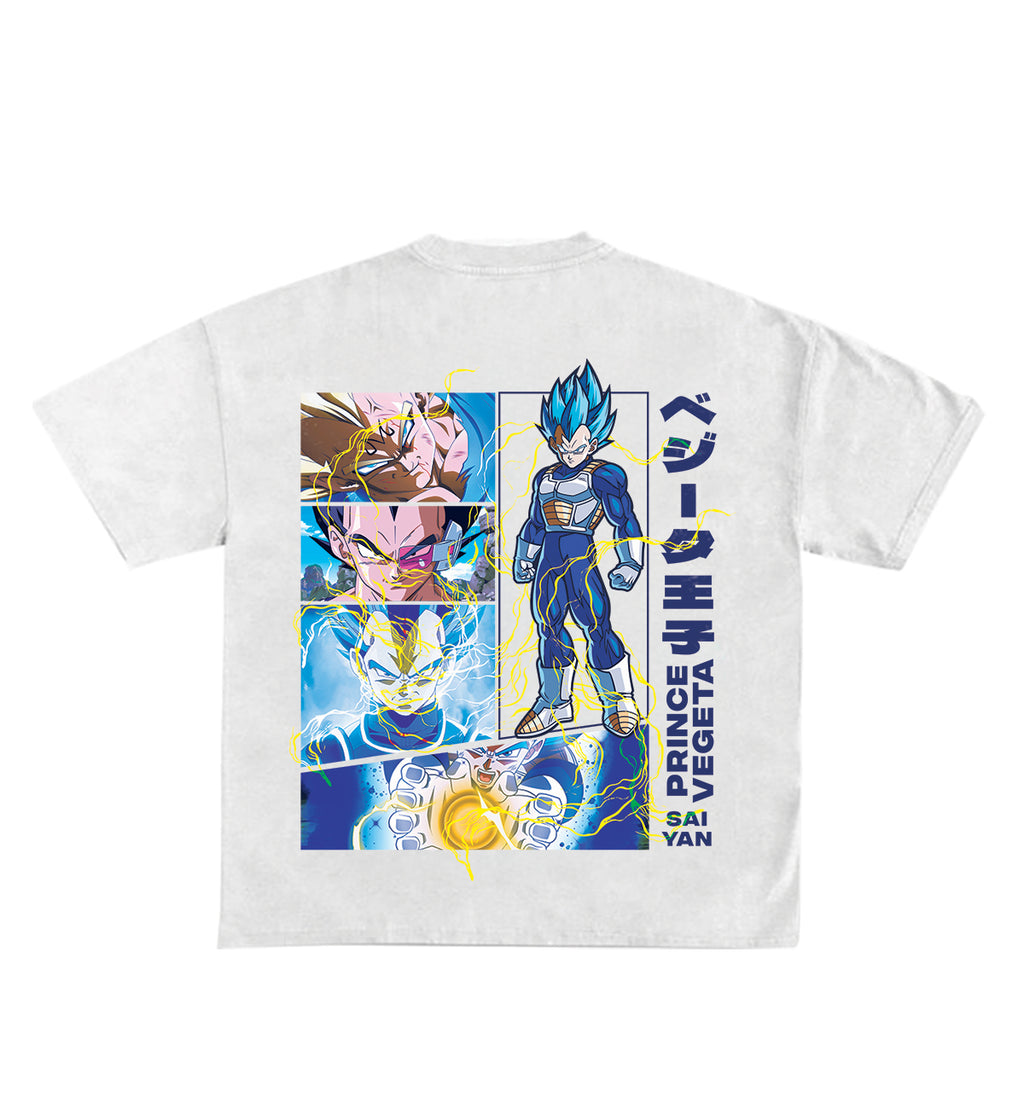 Vegeta Designed Oversized T-Shirt