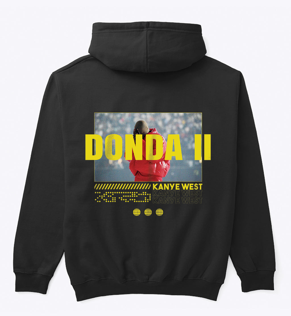 Donda Back Printed Hoodie - Beseksy