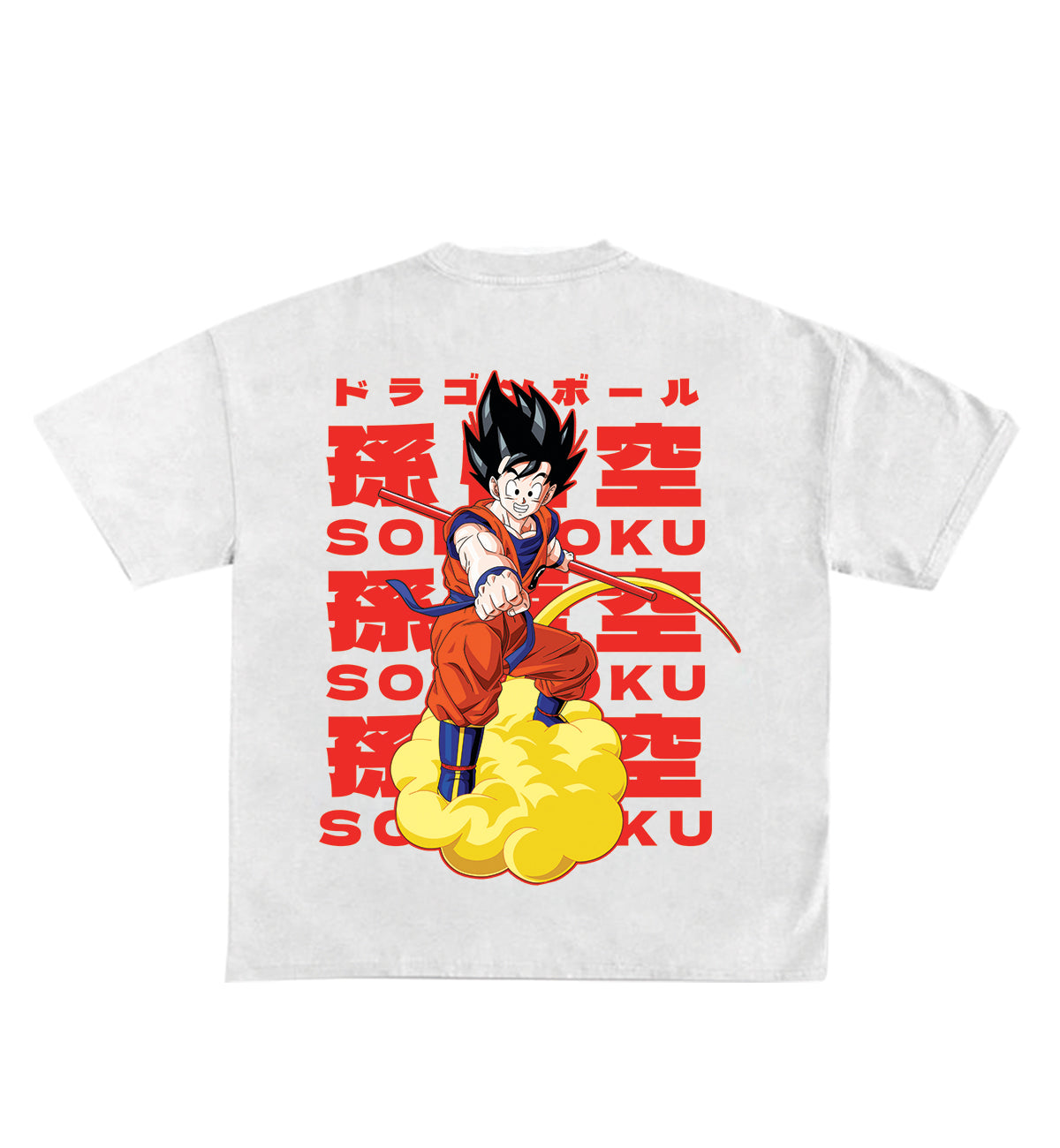 Goku Designed Oversized T-Shirt