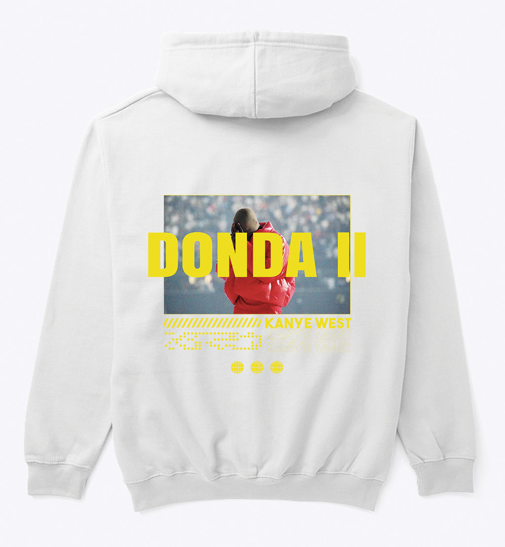 Donda Back Printed Hoodie - Beseksy
