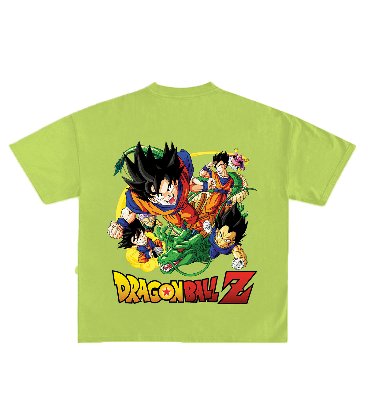 Dragon Ball Z Designed Oversized T-Shirt