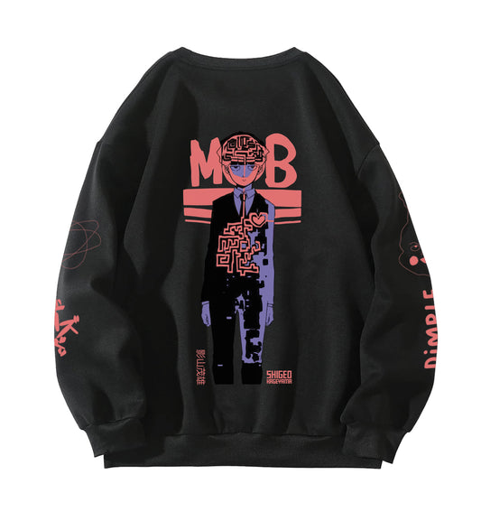 Mob Psycho Designed Oversized Sweatshirt