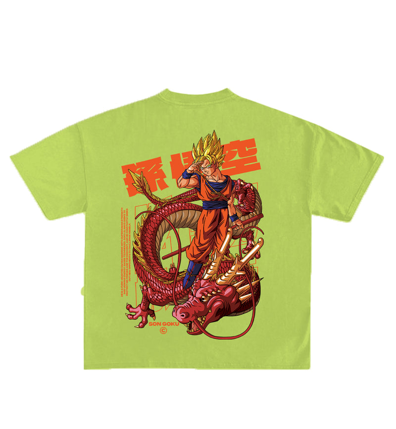 Son Goku Designed Oversized T-Shirt