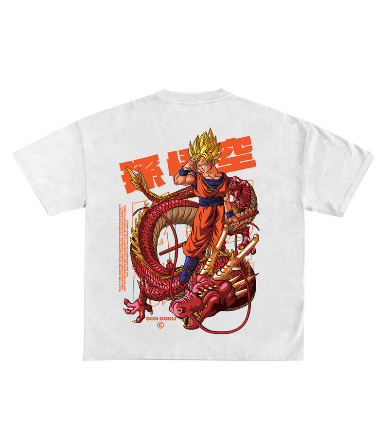 Son Goku Designed Oversized T-Shirt