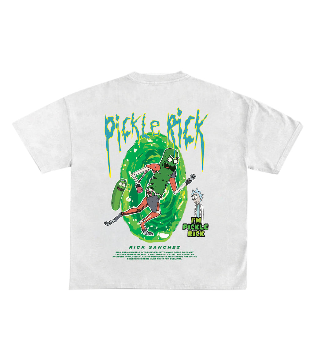 Pickle Rick Oversized Tee