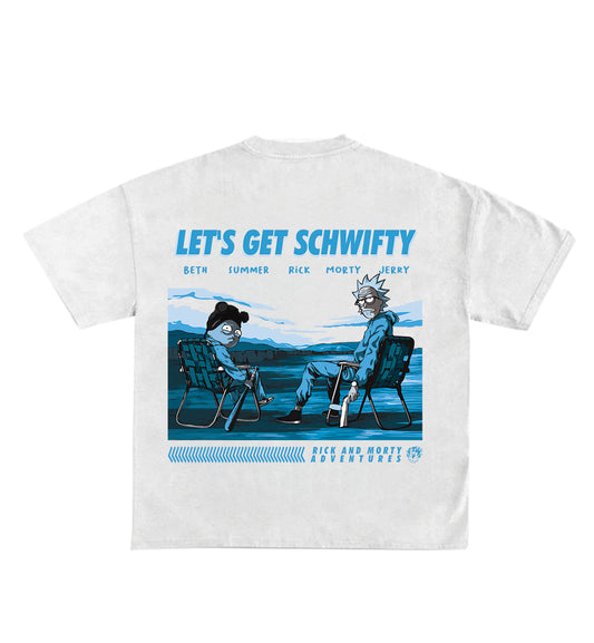 Let's Get Schwifty Designed Oversized Tee