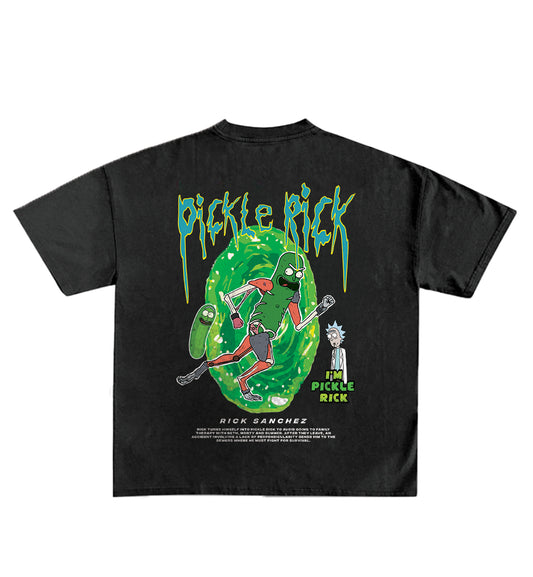 Pickle Rick Oversized Tee