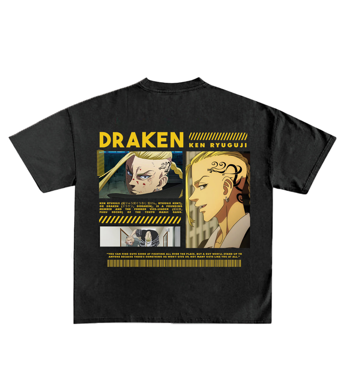 Draken Kun Oversized Designed Tee