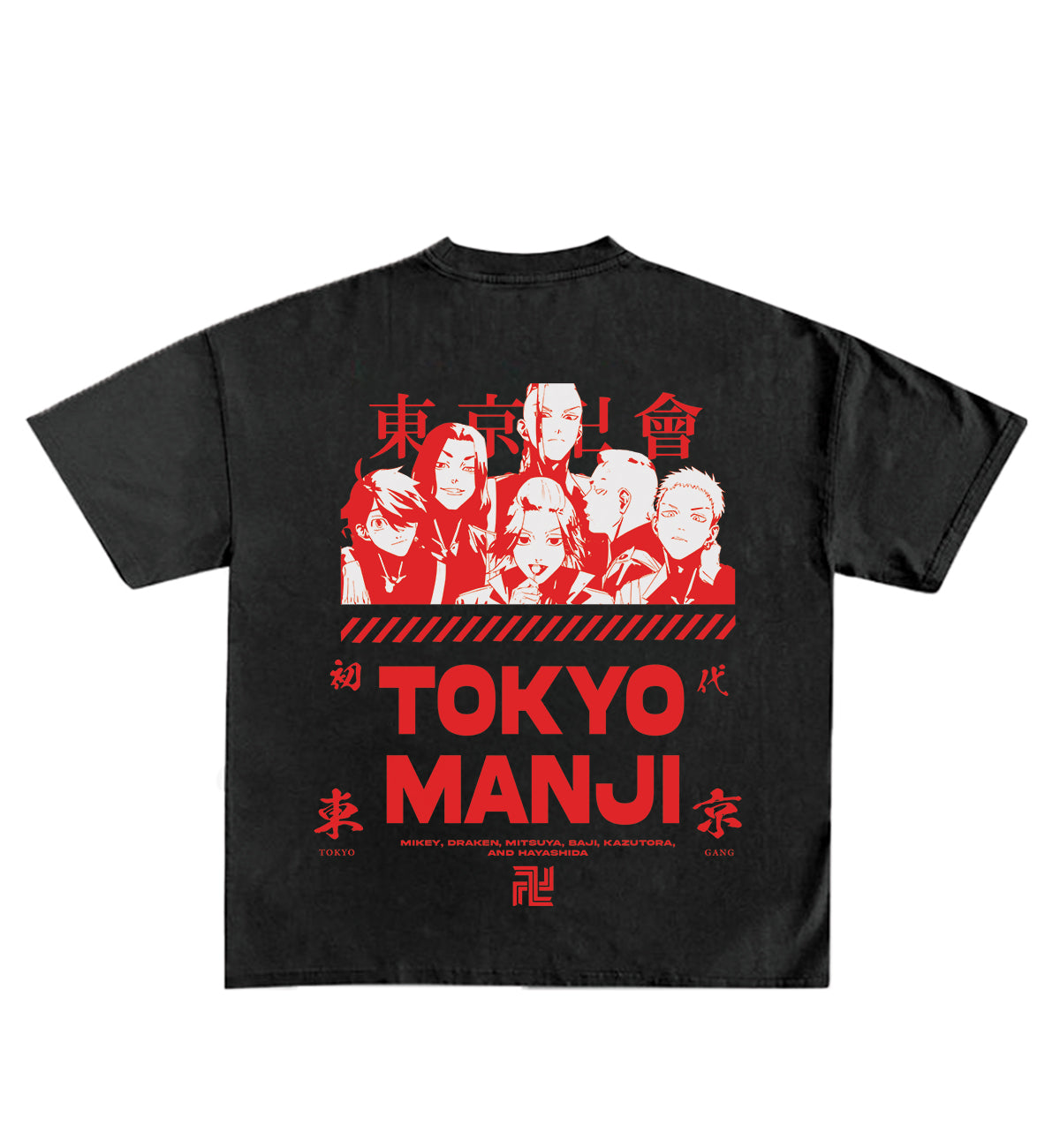 Tokyo Manji Designed Oversized Tee
