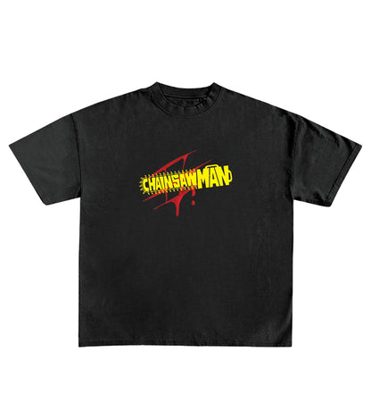 Chainsaw Man Designed Oversized Tee