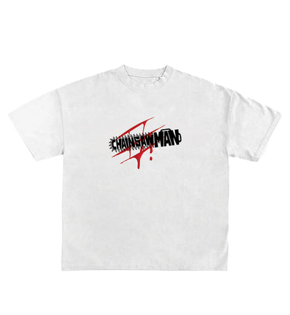 Chainsaw Man Designed Oversized Tee