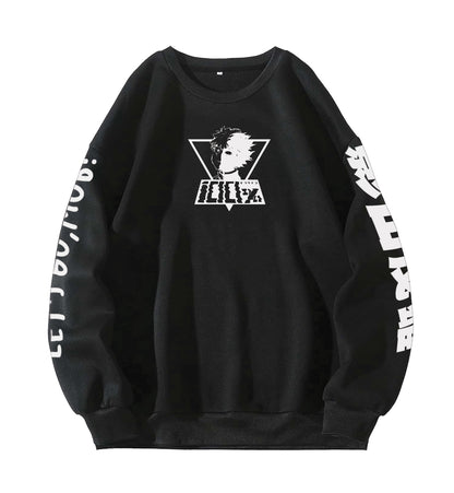 Mob Psycho Group Designed Oversized Sweatshirt