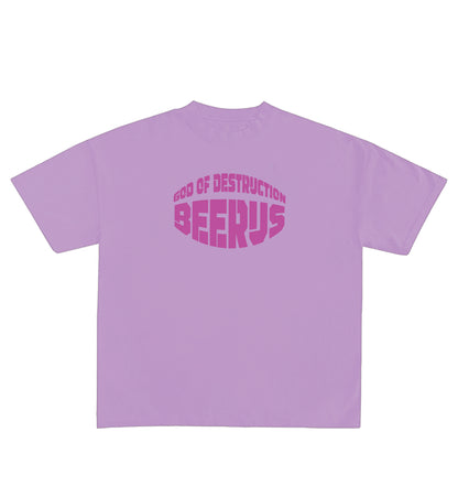 Beerus Designed Oversized T-Shirt